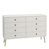 Softline 4 + 4 Wide Chest Off White