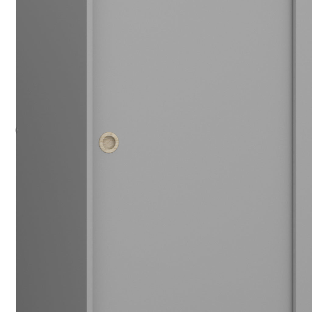 Softline Sliding 2 Dr Wardrobe Grey