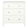 Tromso 3 Drawer Chest Off White