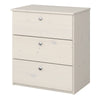 Memphis Chest of Drawers 3 Drawers in Whitewash