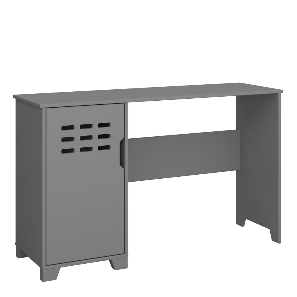 Loke Desk 1 Door in Folkestone Grey