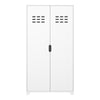 Loke Wardrobe 2 Doors in Pure White