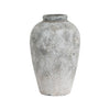 Aged Stone Tall Ceramic Vase