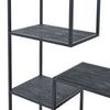 Large Black Multi Shelf Unit