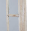 Large Washed Wood Framed Window Mirror