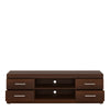 Imperial Wide 4 Drawer TV Cabinet in Dark Mahogany Melamine