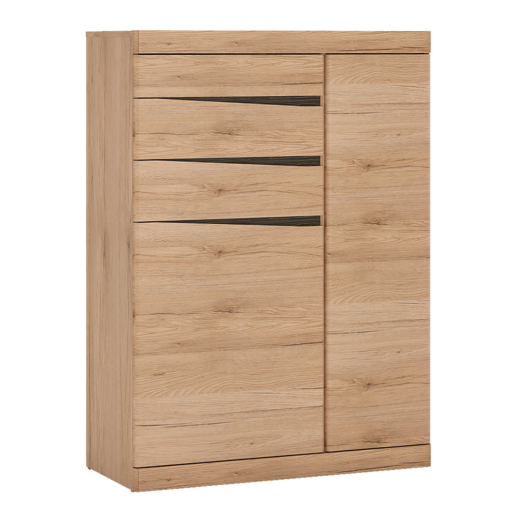 Kensington 2 Door 3 Drawer Cabinet  in Oak