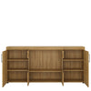 Cortina 4 door wide glazed sideboard in Grandson Oak