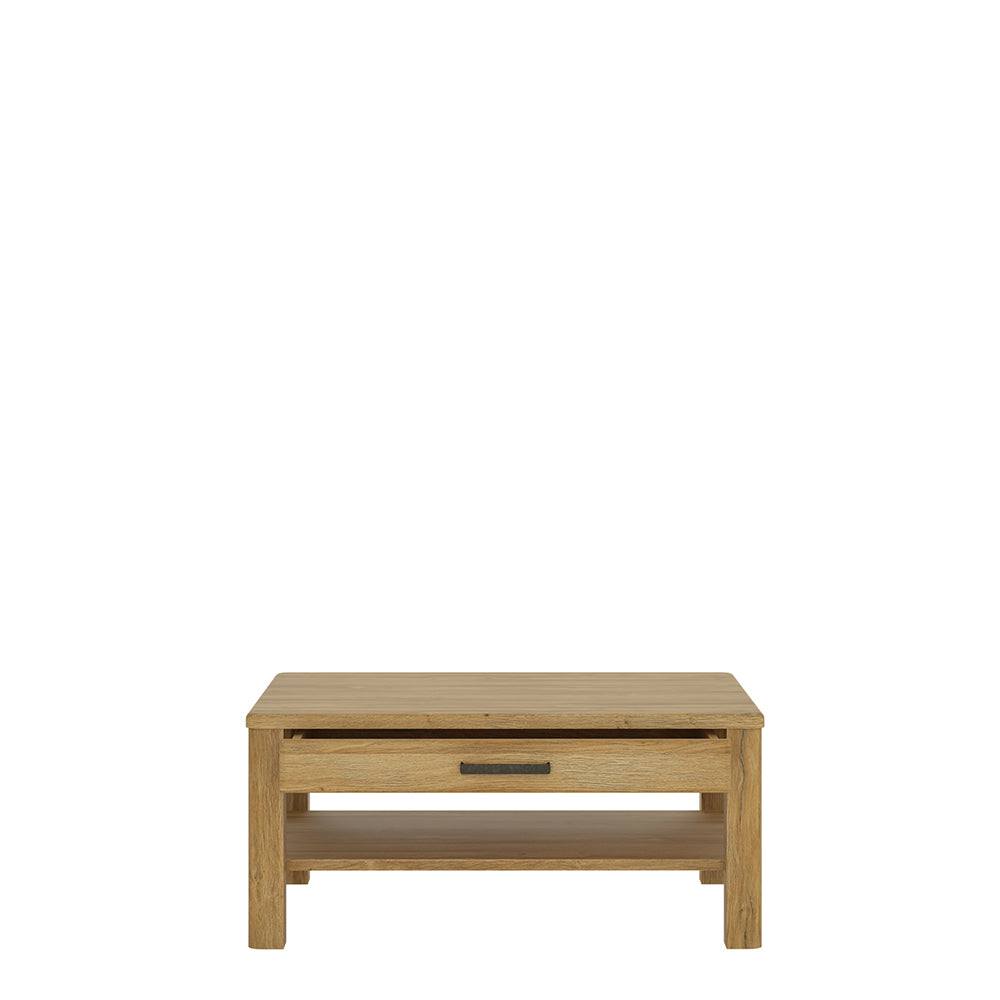 Cortina 1 drawer coffee table in Grandson Oak