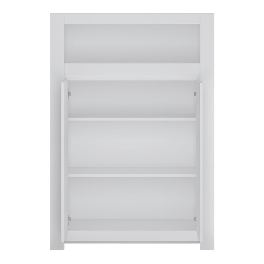 Novi 2 Door Cabinet in Alpine White