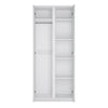 Fribo 2 door wardrobe in White