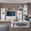 Lyon Bookcase (RH) in White and High Gloss