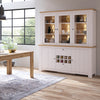 Celesto 3 Door Display top unit in White and Oak