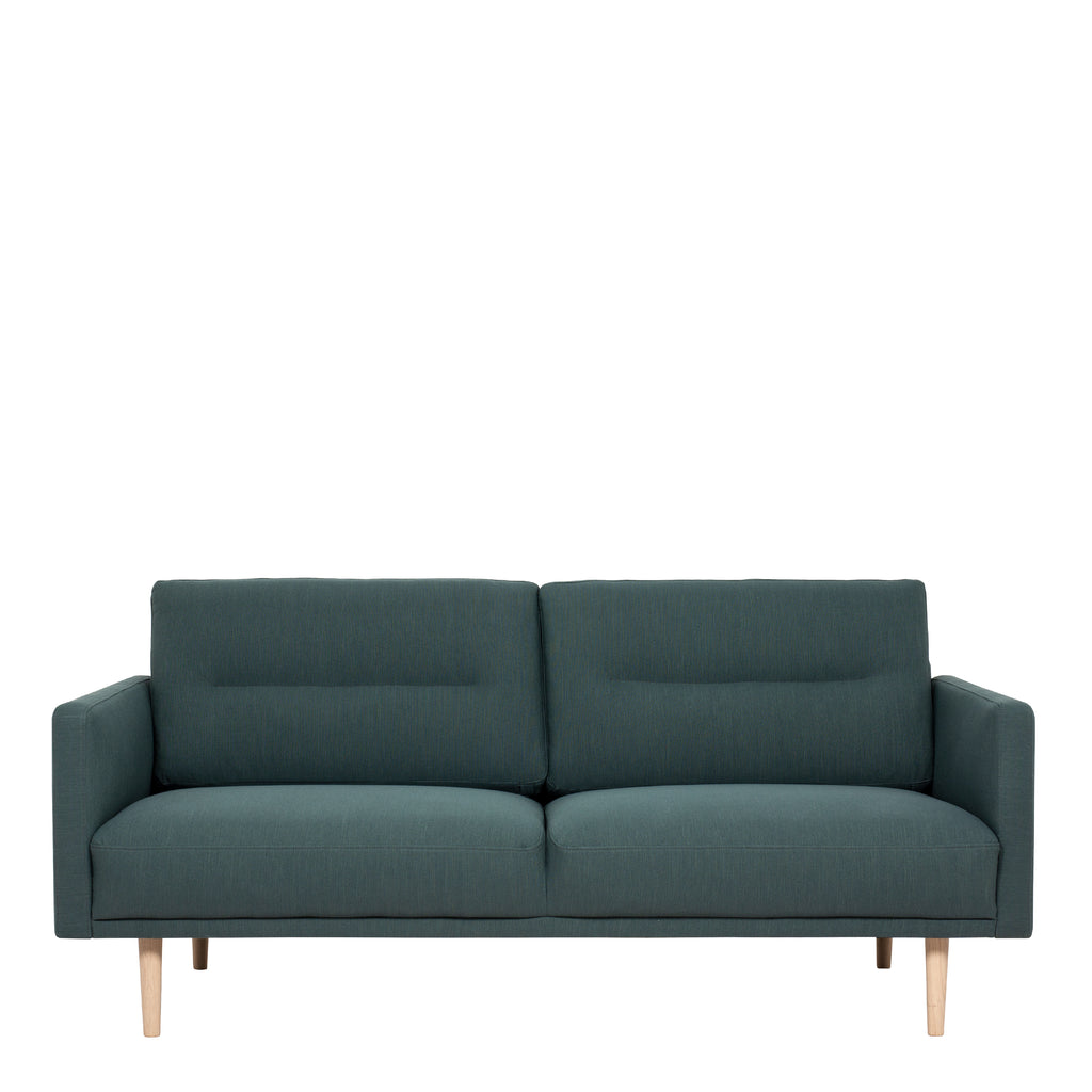 Larvik 2.5 Seater Sofa - Dark Green, Oak Legs