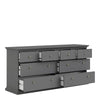 Paris Chest of 8 Drawers in Matt Grey