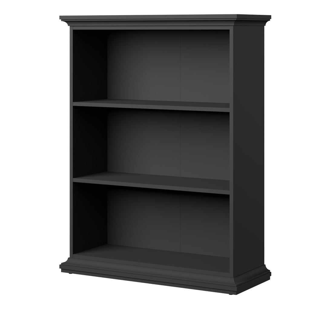 Paris Low Bookcase in Matt Grey