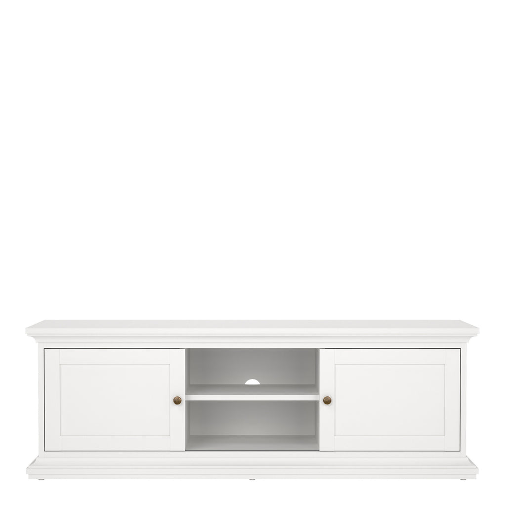 Paris TV-unit 2 frame Doors in White