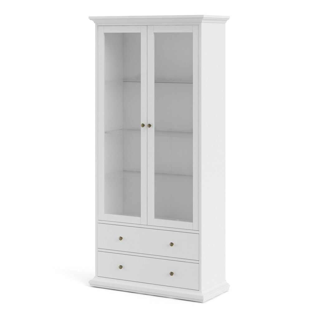 Paris China cabinet in White