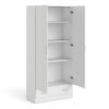 Space Wardrobe with 2 Doors + 1 Drawer in White 1750