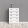 Space Chest of 5 Drawers in White