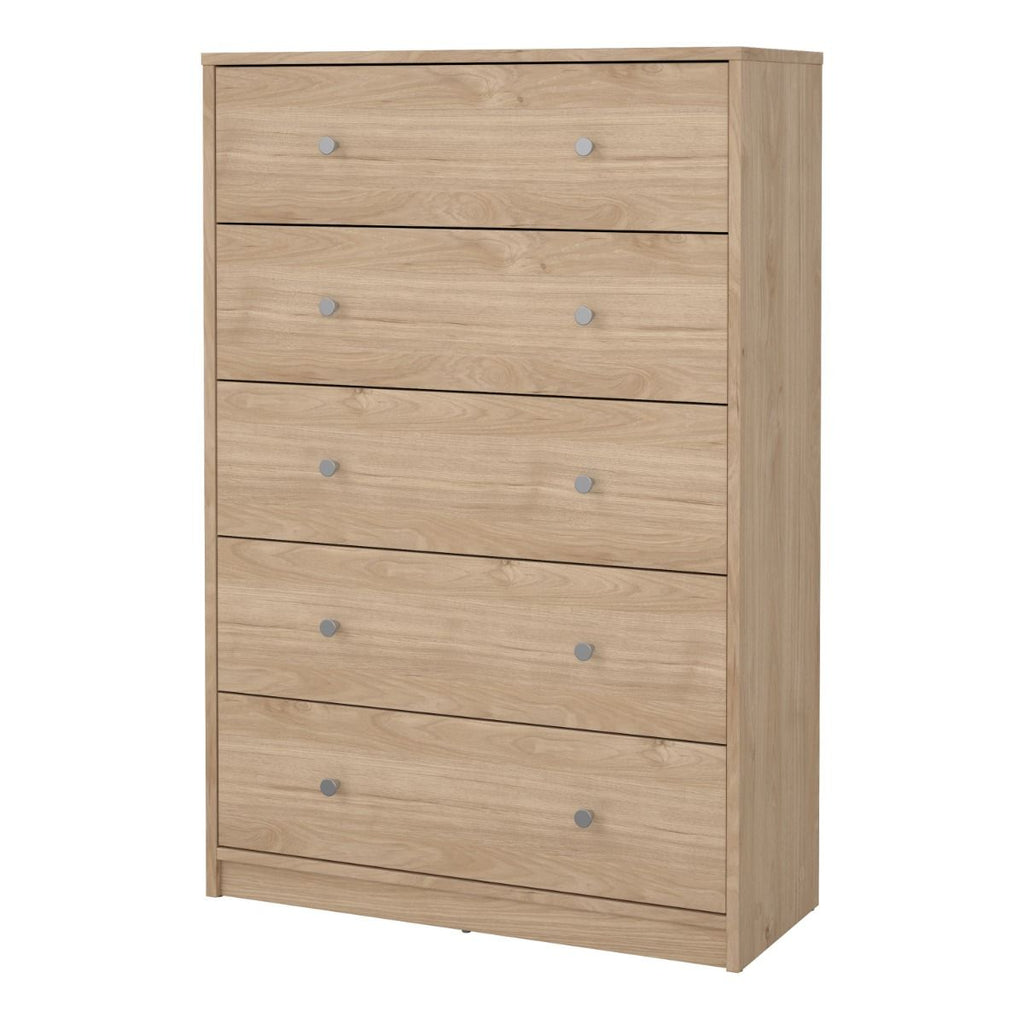 May Chest of 5 Drawers in Jackson Hickory Oak