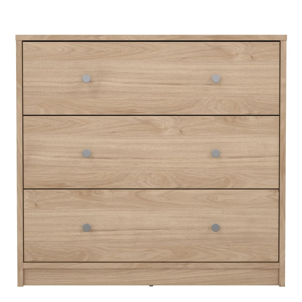 May Chest of 3 Drawers in Jackson Hickory Oak