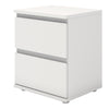 Nova Bedside 2 Drawer in White