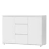 Nova Sideboard - 3 Drawers 2 Doors in White