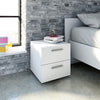 Pepe Bedside 2 Drawers in White