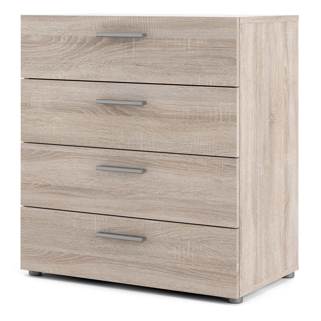 Pepe Chest of 4 Drawers in Truffle Oak