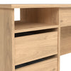 Function Plus Desk (3+1) handle free Drawer in Jackson Hickory Oak