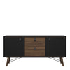 Ry. Sideboard 2 doors + 2 drawers Matt Black Walnut