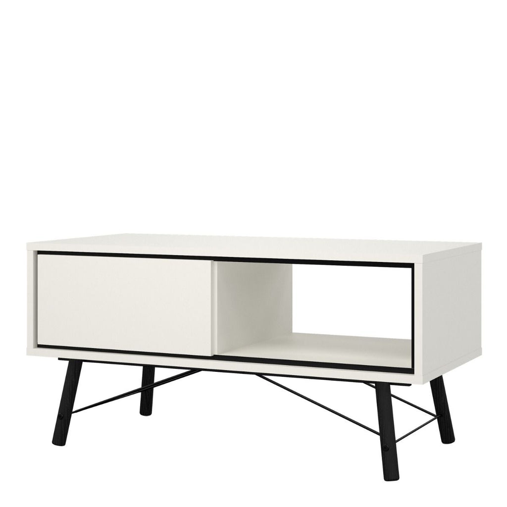 Ry. Coffee table with 1 drawer Matt White