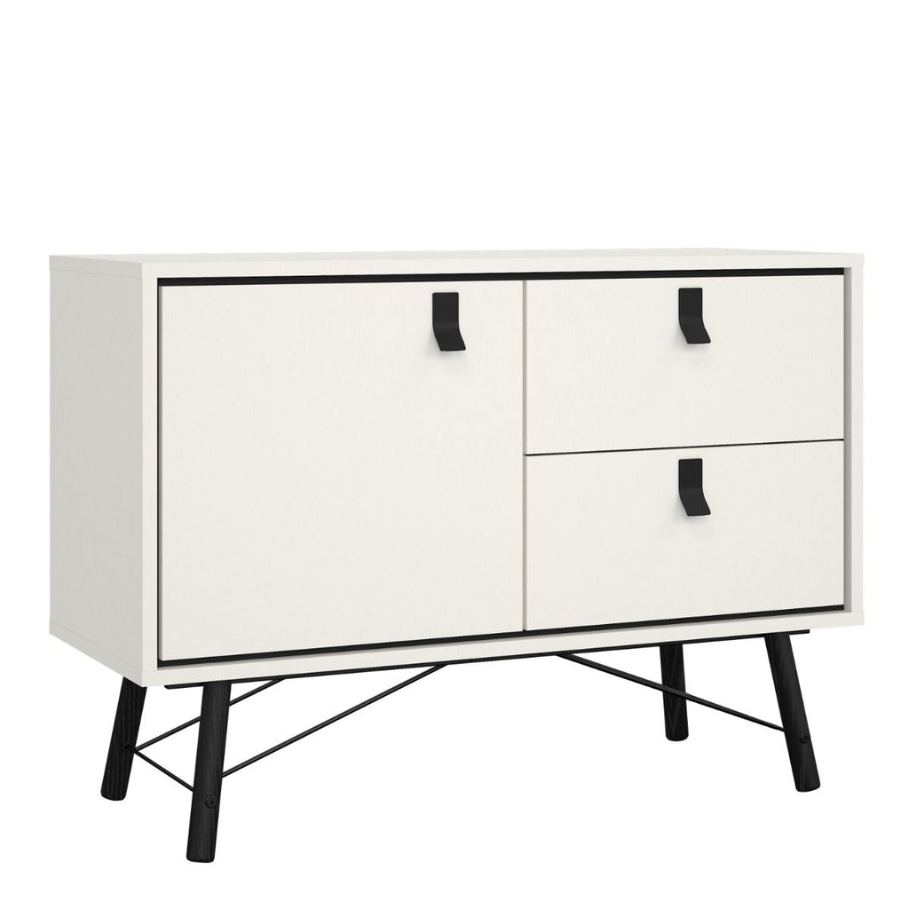 Ry. Sideboard with 1 door + 2 drawers Matt White