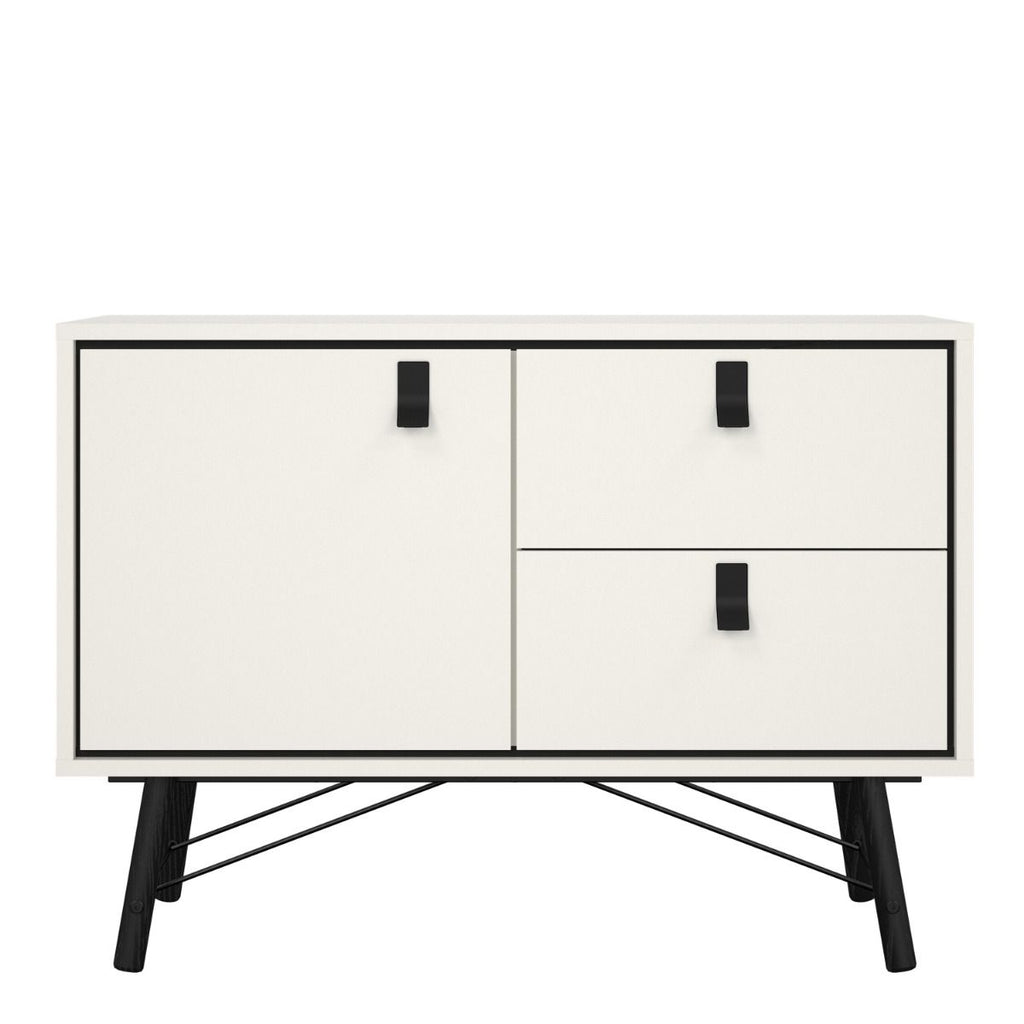 Ry. Sideboard with 1 door + 2 drawers Matt White