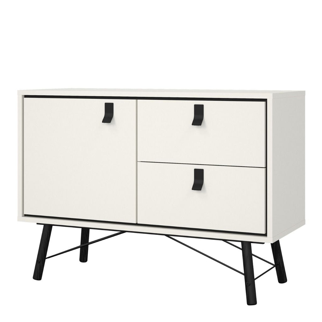 Ry. Sideboard with 1 door + 2 drawers Matt White