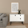 Ry. Sideboard with 1 door + 2 drawers Matt White