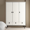 Ry. Wardrobe 3 doors + 3 drawers in Matt White