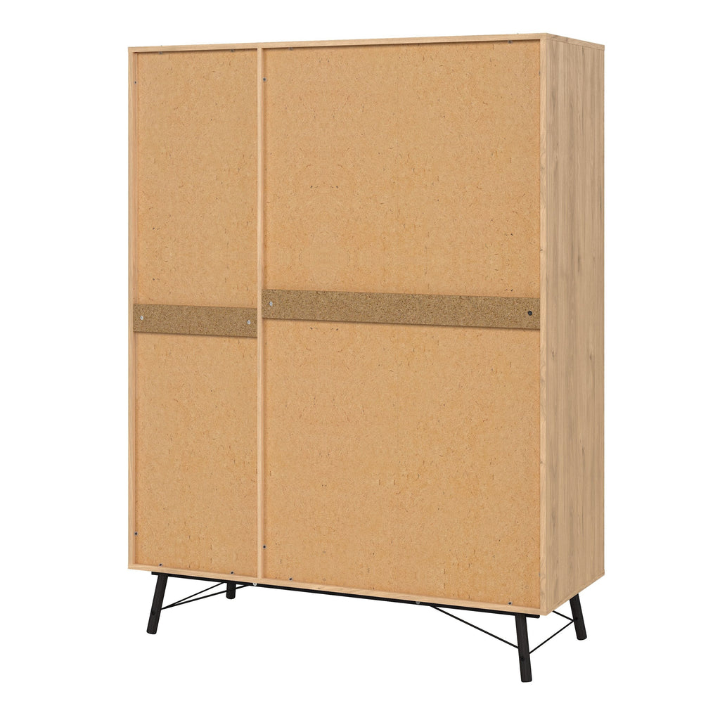 Ry. Wardrobe 3 Doors + 3 Drawers in Jackson Hickory Oak