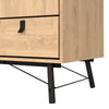 Ry. Wardrobe 3 Doors + 3 Drawers in Jackson Hickory Oak