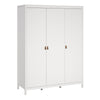 Barcelona Wardrobe with 3 doors in White