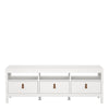 Barcelona Tv-unit 3 drawers in White