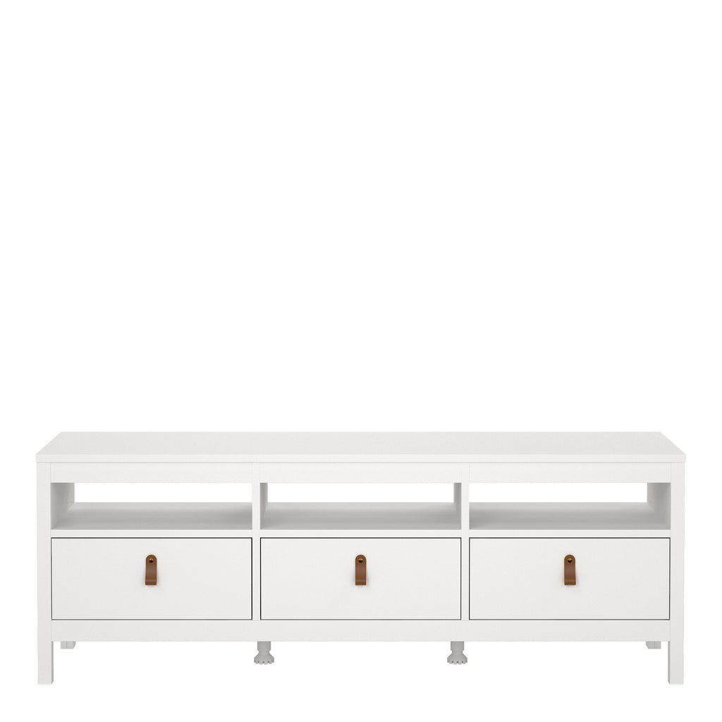 Barcelona Tv-unit 3 drawers in White