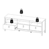 Barcelona Tv-unit 3 drawers in Matt Black