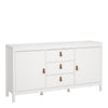 Barcelona Sideboard 2 doors + 3 drawers in White