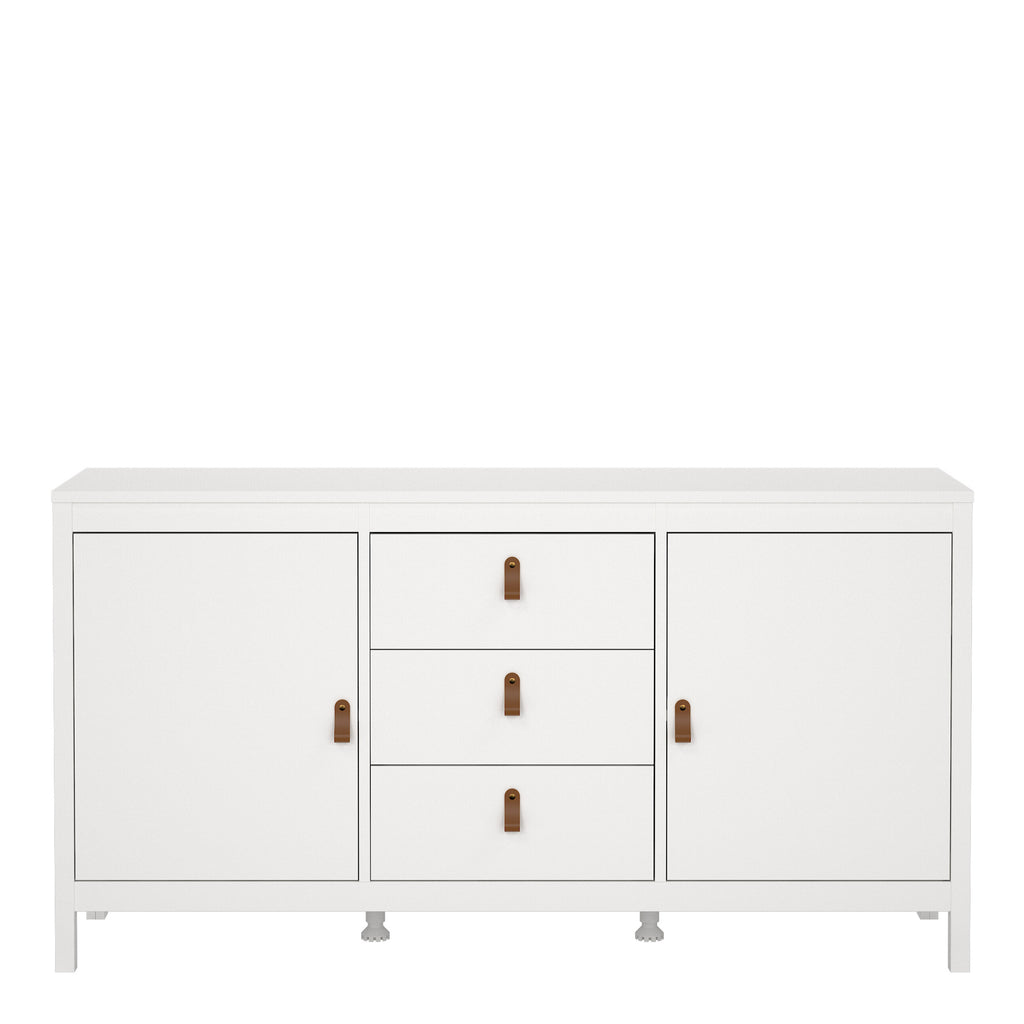 Barcelona Sideboard 2 doors + 3 drawers in White