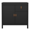 Barcelona Sideboard 2 doors + 1 drawer in Matt Black