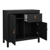 Barcelona Sideboard 2 doors + 1 drawer in Matt Black