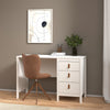 Barcelona Desk 3 drawers White