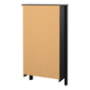 Barcelona Shoe Cabinet 2 flap doors Matt Black